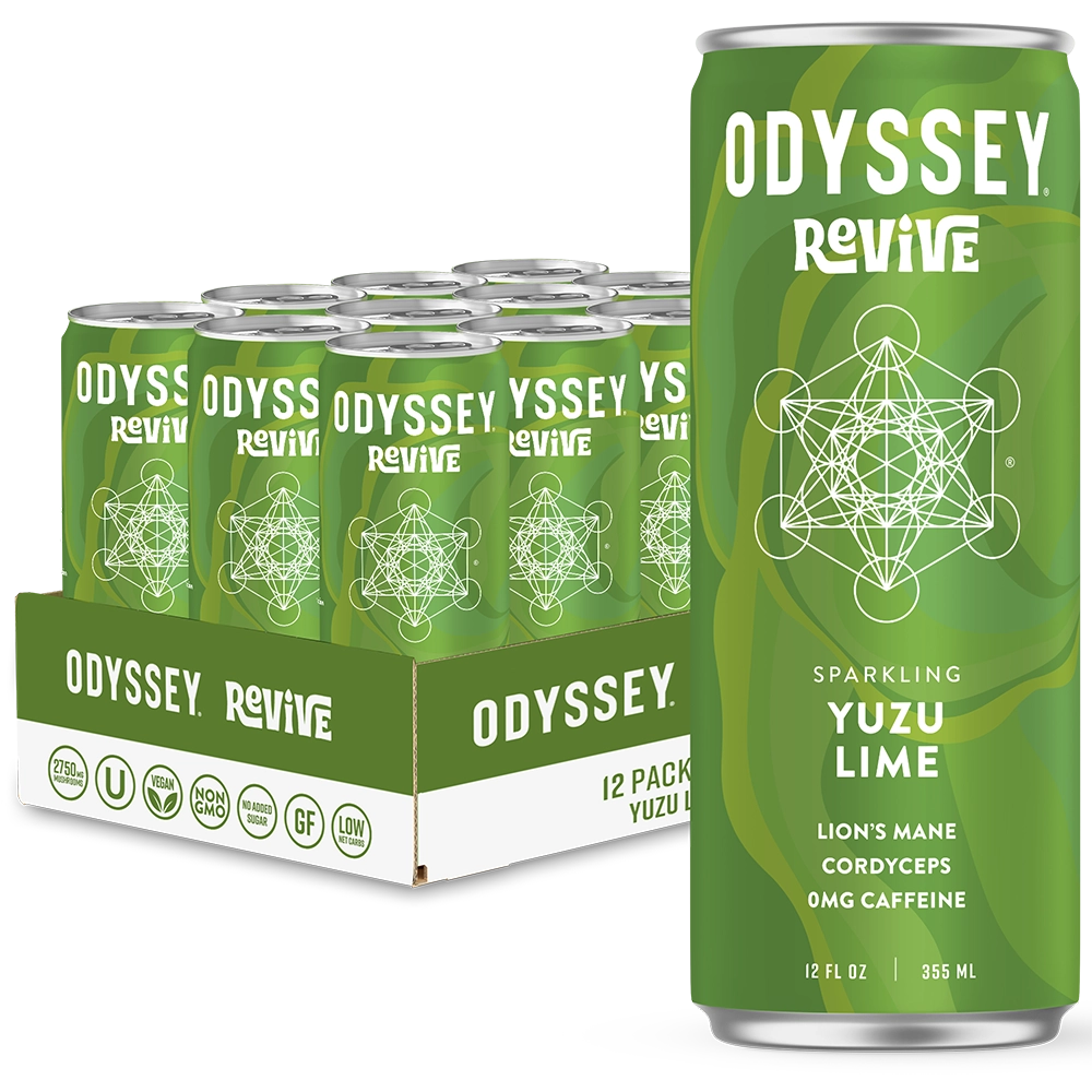 コーヒー yuzulime Yuzu Lime Revive Sparkling Cognition & Mood Drink - Caffeine
