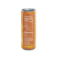 Orange Ginger Core Sparkling Energy Drink - 85mg Caffeine - 12 Pack