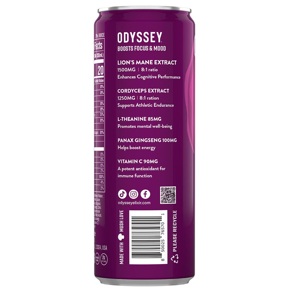 Prickly Pear Revive Sparkling Mood & Hydration Drink - Caffeine Free - 12 Pack